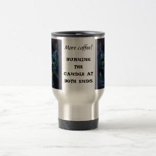 bränning stearinljuskaffemuggen resemugg