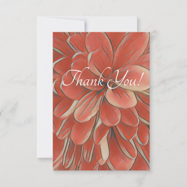 Bränning Tack Kort (Framsida)