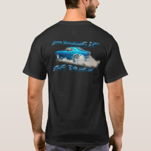Bränning upp spåra t shirt