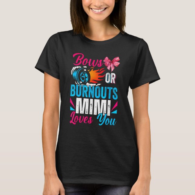 Bränningar Eller Slingor Mimi Älskar Dig Köns Avsl T Shirt (Framsida)