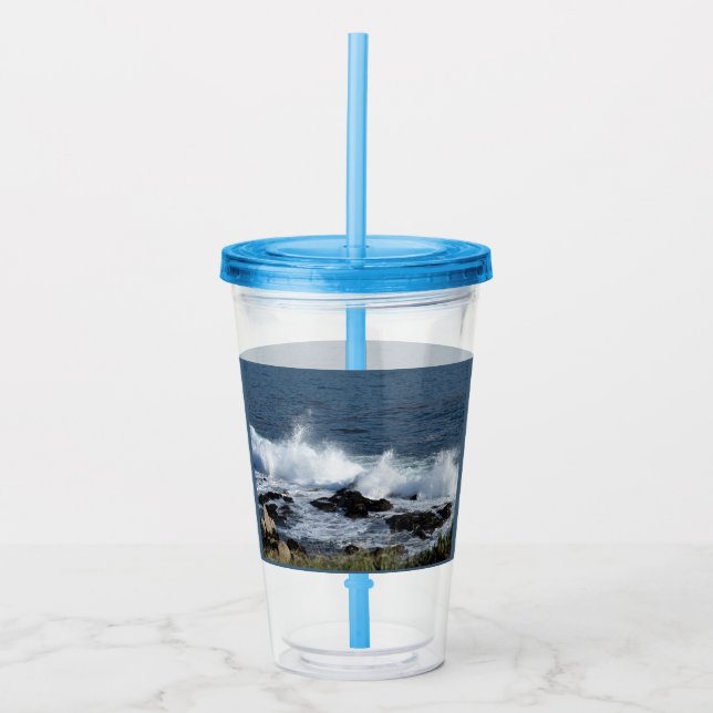 Bränningarna i Stilla havet Take Away Mugg (Framsida)