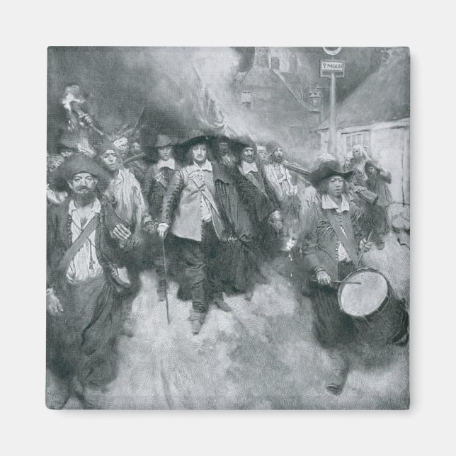 Bränningen av Jamestown Magnet (Framsidan)