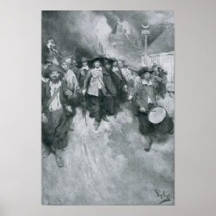 Bränningen av Jamestown Poster