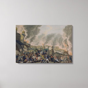 Bränningen av Moscow, 15th September 1812, 1813 Canvastryck