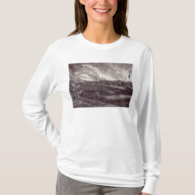 Bränningen av Stry, nära Lemberg T Shirt (Framsida)