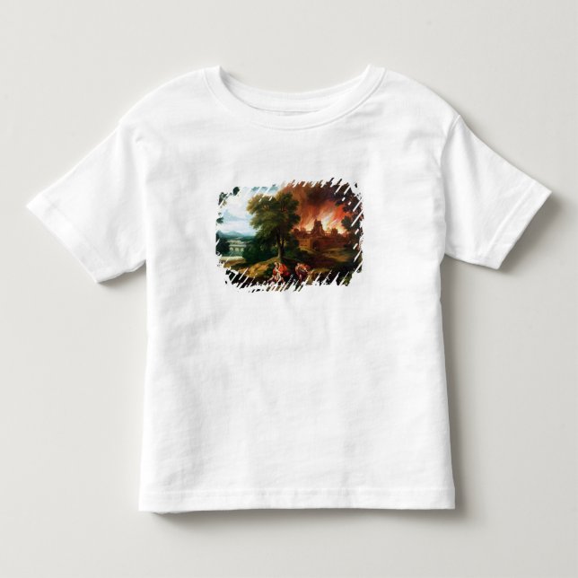 Bränningen av Troy Tee Shirt (Framsida)