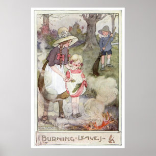 Bränninglöv vid den Anne andersson Poster