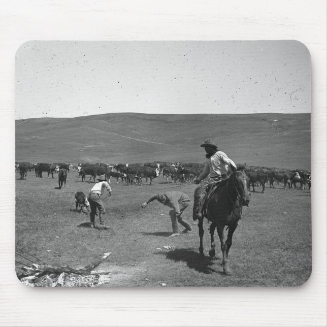 Brännmärka för Cowboys Musmatta (Framsidan)