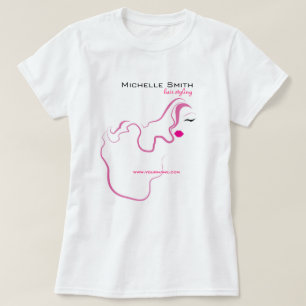 Brännmärka för Hairstyling för hår för älskvärd T-shirt