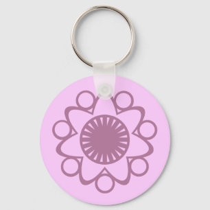 Bränns med Life Flower Keychain, Lavender Nyckelring