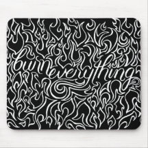 Brännskada allt Mousepad