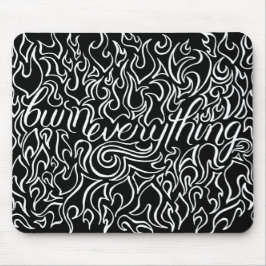 Brännskada allt Mousepad Musmatta