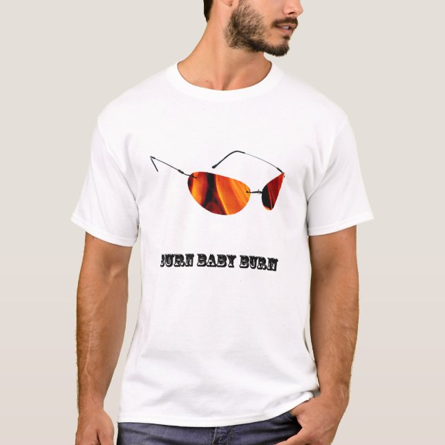 Brännskadababybrännskada Tee Shirt (Framsida)
