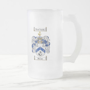 BRÄNNSKADAFAMILJVAPENSKÖLD - BRÄNNSKADAVAPENSK FROSTAT ÖLGLAS