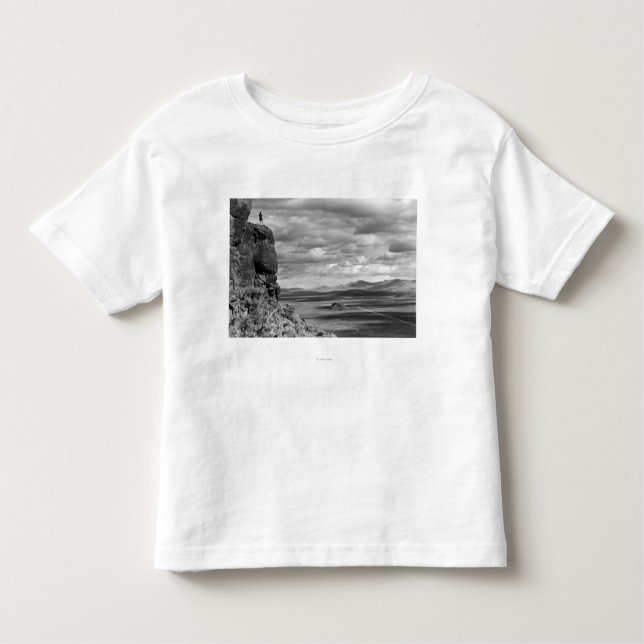 Brännskador Oregon beskådar av klippor T-shirt (Framsida)