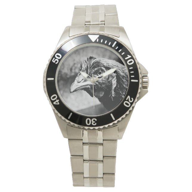 brännvin och kycklingar armbandsur (Framsida)