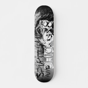 brännvin och kycklingar mini skateboard bräda 18,5 cm