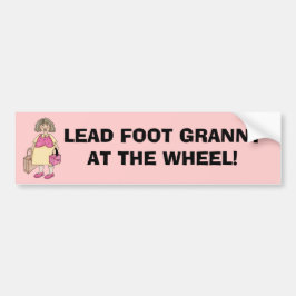 BRANNY PÅ HJULEN! Bumper Sticker Bildekal