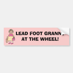 BRANNY PÅ HJULEN! Bumper Sticker Bildekal