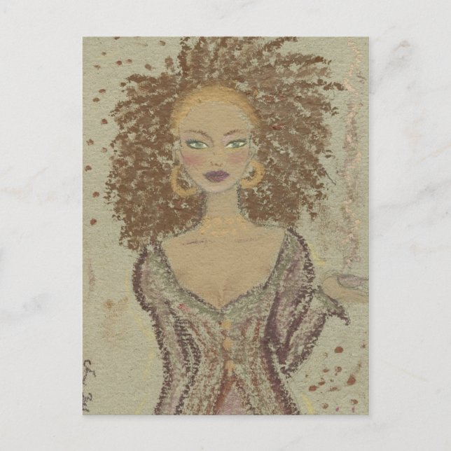 branquinha neguinha vykort (Framsida)