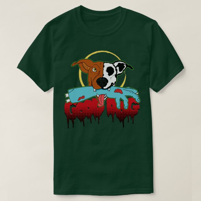 brans hund t shirt (Design framsida)