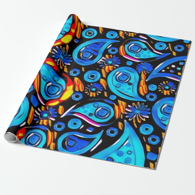 Brans utformning presentpapper (Utrullad)