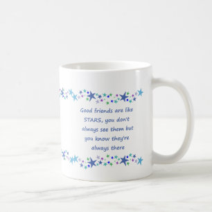 Brans vänner är som Roligten Stars citat Kaffemugg