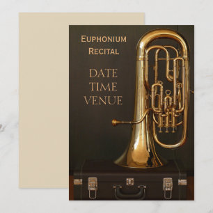 Branschinstrument för Euphonium Skäl Inbjudningar