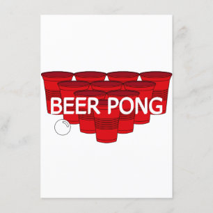 Branschöl pong inbjudningar
