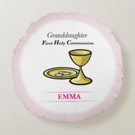 Branschorgan och barnbarn rund kudde