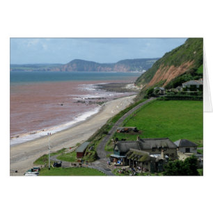 Branscombe Beach Hälsningskort