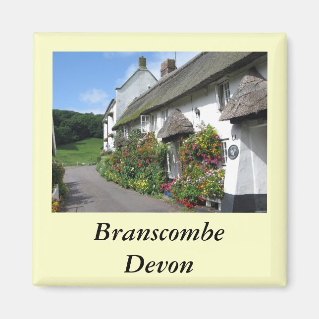 Branscombe Village Devon Magnet (Framsidan)