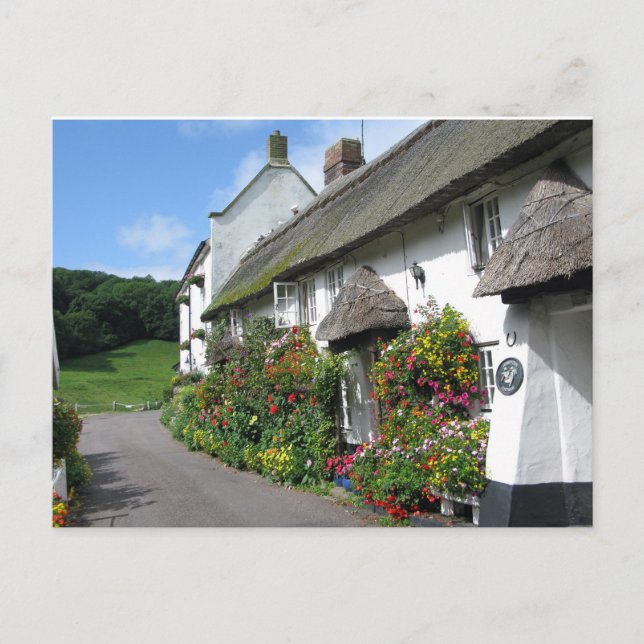 Branscombe Village Devon Vykort (Framsida)