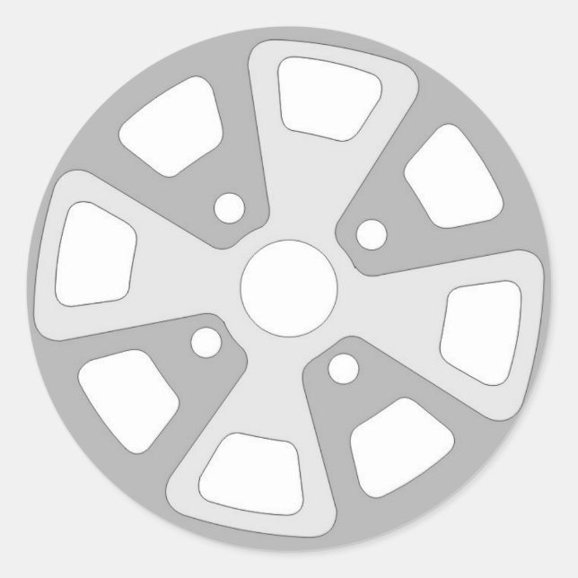 Bränsle 4 bultdekal runt klistermärke (Framsida)