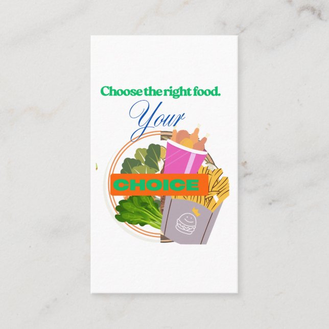 Bränsle eller folie - ditt samtal visitkort (Framsida)