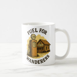 Bränsle för återförsäljare Retro Gas Pump Art Kaffemugg