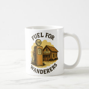 Bränsle för återförsäljare Retro Gas Pump Art Kaffemugg