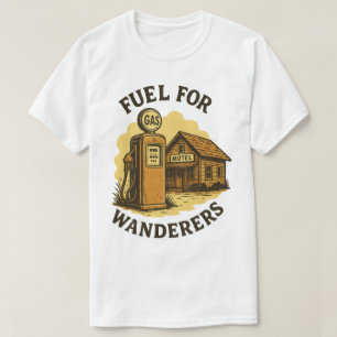 Bränsle för återförsäljare Retro Gas Pump Art T Shirt