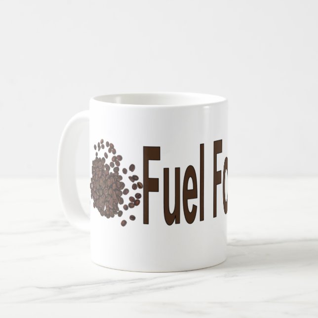Bränsle för dagen kaffemugg (Framsida vänster)