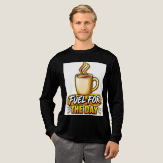 Bränsle för Dagens Kaffetypsnittsgrafiska T-Shirt