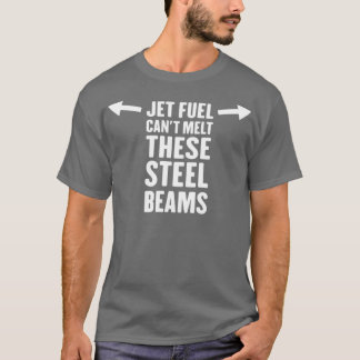 Bränsleckan från jet smälter dessa sälstrålar t shirt