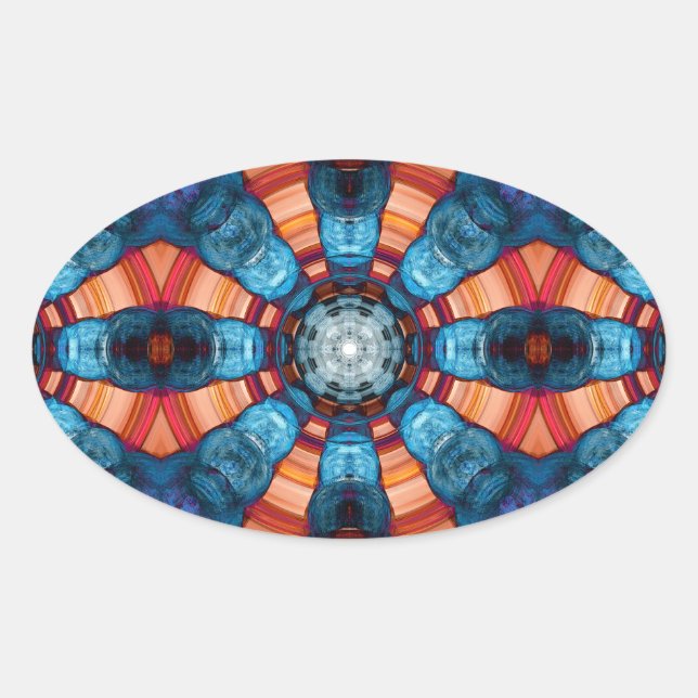 Bränsleförlopp Ovalt Klistermärke (Framsida)