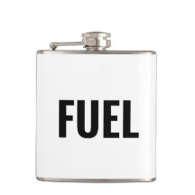 Bränslets svarta och vita minsta kolv av coola