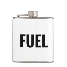 Bränslets svarta och vita minsta kolv av coola fickplunta