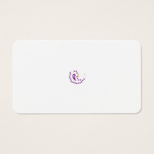 Bransoletka z serduszkiem Stil, Light Eggplant Visitkort (Framsidan)