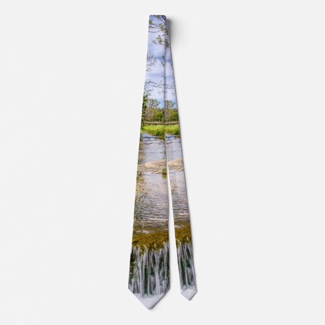 Branson Fall Bäck Stream Neck Tie Slips (Framsida)