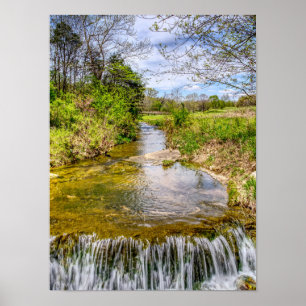 Branson Fall Bäck Stream Poster