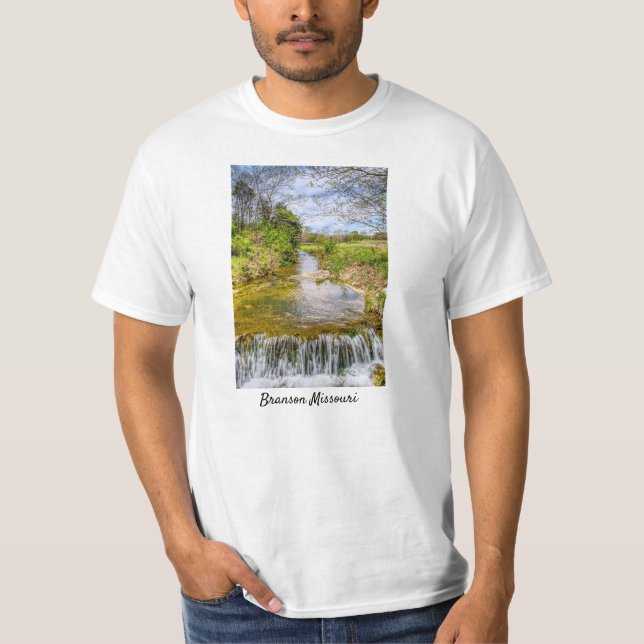 Branson Fall Bäck Stream T Shirt (Framsida)