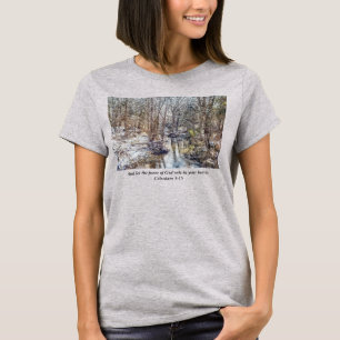 Branson Fall Bäck Winter Snö Painterly T-Shirt