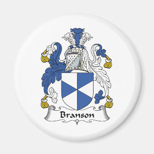 Branson familjvapensköld magnet